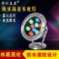 IP66防護(hù)等級(jí)LED水底燈 不銹鋼材質(zhì)防水水池景觀燈 噴泉魚池射燈