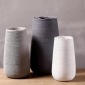 廠家批發陶瓷花瓶簡約家居裝飾陶瓷工藝品擺件亞光干花花插3件套