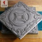 仿古材料中式地磚庭院青磚40*40cm銅錢磚TY-QD400-12