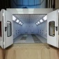 **型打磨房家具烤漆房油漆房家具晾干噴漆廢氣處理凈化設備-家旭廠家