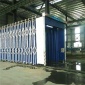 移動式伸縮噴漆房 電自動軌道家具廠折疊**型打磨房軌道式噴漆房