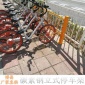 共享單車停車架立體插入式卡位自行車停放架Q235碳素鋼材質熱鍍鋅